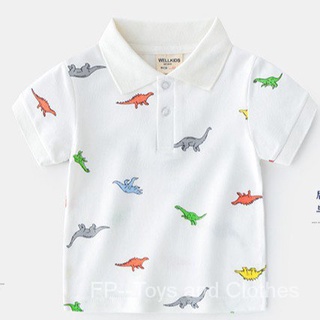 Fp niños camisa niños algodón camiseta de los niños Polo camisa de los niños ropa de verano Casual de manga corta bebé camisas de alta calidad u8Hk