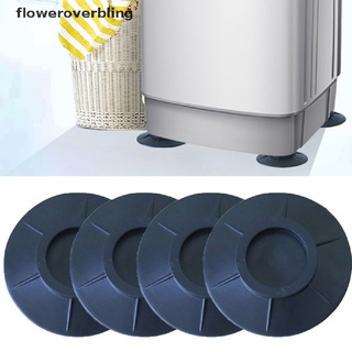 flob 4 pzs almohadillas para pies antivibración/pies de goma/lentes silenciosos para lavadora bling
