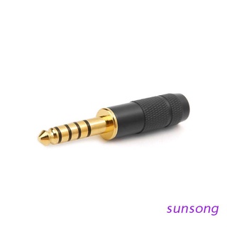 sunsong 4.4mm 5 Poles Male Full Balanced Headphone Plug For Sony NW-WM1Z NW-WM1A AMP Player