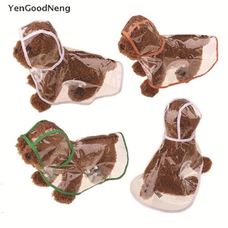 YenGoodNeng Impermeable Y De Moda PU Transparente Para Mascotas Pequeño Y Mediano Perro Agradable Compras (6)