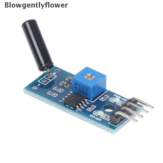 blowgentlyflower normalmente interruptor de vibración abierto módulo de alarma antirrobo de alta sensibilidad para arduino bgf