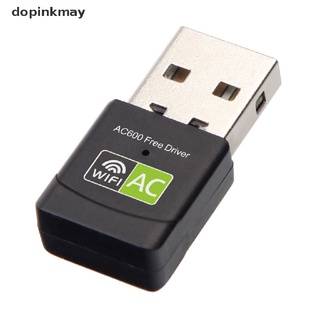 dopinkmay usb wifi adaptador 600mbps de doble banda 2.4g 5ghz tarjeta de red inalámbrica receptor co