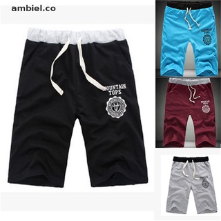 【ambiel】 Men Swim Shorts Trunks Beach Board Pants Running Sports Surffing Shorts [CO]