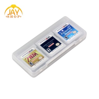 [venta caliente] estuche de almacenamiento de tarjeta de juego transparente 6 en 1 para Nintendo 3DS XL LL NDS DSi (1)