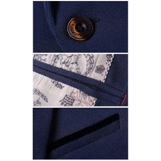 los hombres de la moda slim fit formal traje blazer abrigo chaqueta outwear top (7)