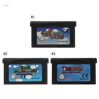 lucky* Nintendo Game Boy Advance GBA Video Game Console Card Super Mario Advance 1/2/3