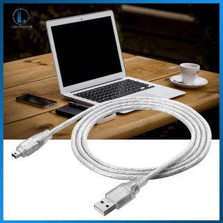 Cable Adaptador iLink 1.2m USB 2.0 Macho a Firewire iEEE 1394 4 pines