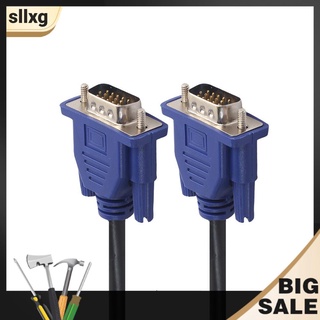 (LY) Vga HD 15Pin macho a macho Monitor portátil Cable de extensión