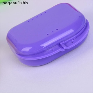 pegasu1shb 1pc dental ortodoncia retenedor de prótesis dental caja de almacenamiento protector bucal contenedor caliente