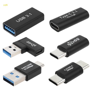 Lun tipo C a USB 3.0 adaptador OTG USB C a tipo C macho hembra convertidor conector