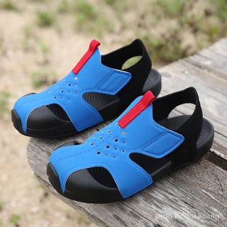Sandalias de niño de fondo suave bebé zapatos de playa niño&niña transpirable ligero antideslizante cerrado dedo del pie sandalias 3l76