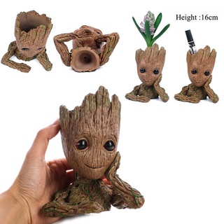 Guardianes of The Galaxy Baby Groot maceta pluma maceta/árbol hombre bebé acción