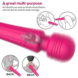 Gues 10 Speed Vibrator Lines Design Body Waterproof Neck Massage Tool for Women Men