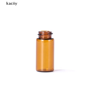 kaciiy 10x 1ml/2ml/3ml/5ml vacío ámbar vidrio gotero botella de aceite esencial botella de viaje co