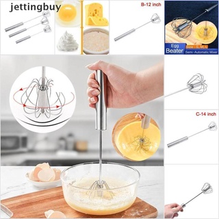 [Jettingbuy] batidor de huevos semiautomático Manual de café crema de leche mezclador de huevos mezclador de mano caliente (7)