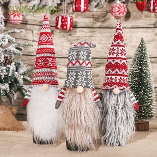 DANDRADE Cute Christmas Decoration Knitted Table Decor Wine Bottle Cover Party New Year Dinner Santa Claus Champagne Home Xmas Ornament