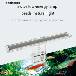 Leesisters Lámpara De Acuario LED De La Planta De Luz Se Adapta A Los Tanques Acuática Soporte