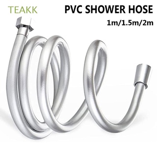 teakk tubo de ducha flexible interfaz universal a prueba de explosiones manguera de ducha de mano bidé tubo de alta presión accesorios de baño anti bobinado pvc