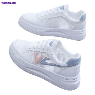 White shoes women s shoes 2021 summer new wild hollow breathable single mesh canvas sports sneakers net shoes thin section