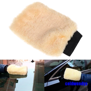 1Pc de microfibra de felpa de coche suave manopla de detalles de lavado guante herramienta de limpieza