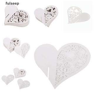 [fulseep] 50x amor corazón nombre lugar titular de la tarjeta de boda fiesta mesa vino copa decoración trht (1)