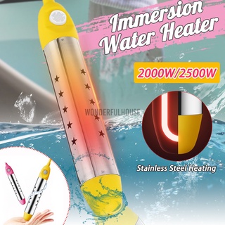 Flotante calentador eléctrico caldera de agua calefacción portátil inmersión suspensión baño piscina 2000W 220V 2500W