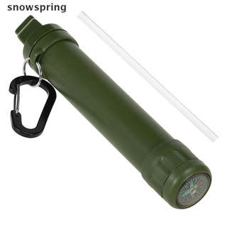 snowspring filtro de agua portátil purificador de filtración paja de emergencia supervivencia al aire libre co
