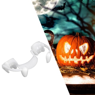 vampiro dientes falsos adultos halloween fiesta disfraz cosplay colmillos vestir blanco