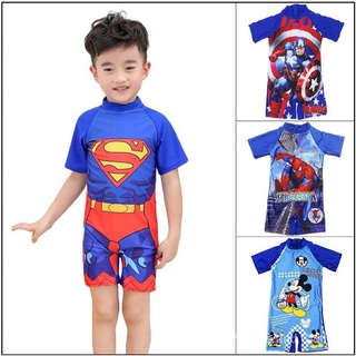 Fpkids niño traje de baño Spiderman traje de baño superhéroe trajes de baño Baju renangalta calidad uZ3q (1)