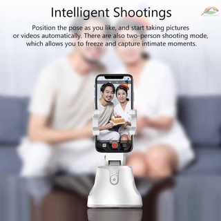 Soporte inteligente para Selfie, 360, soporte para cámara de disparo automático, Compatible con iPhone y teléfono Android (2)