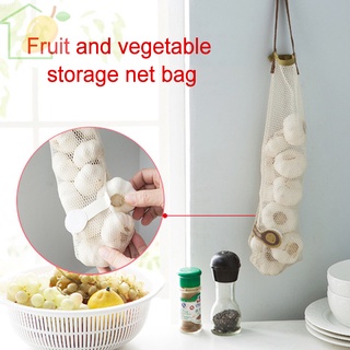 bolsas colgantes reutilizables para cocina, lavables, de malla fina, reutilizables, para frutas vegetales