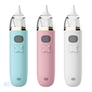 REN Safe Baby Nasal Aspirator with LCD Screen Safe and Music Infant Electric Nose Cleaner and Snot Sucker