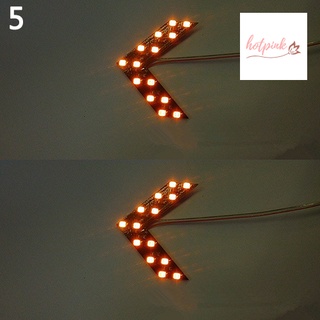 hk 2 piezas accesorios de coche 14smd leds retrovisor espejo indicador luces de señal de giro (8)