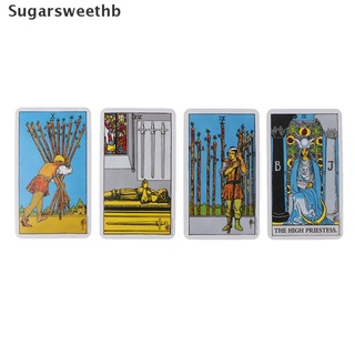 shb> 1 caja de cartas mágicas de tarot edición de cartas misteriosa tarot juego de mesa 78 cartas bien