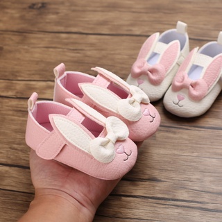 Zapatos De cuero Pu antideslizantes con suela blanda Para recién nacido/princesa De 0-18 Meses