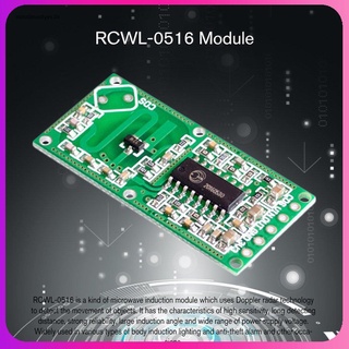 Rcwl-0516 Doppler Sensor de Radar Detector de movimiento módulo de microondas para el cuerpo humano interruptor de inducción detección inteligente