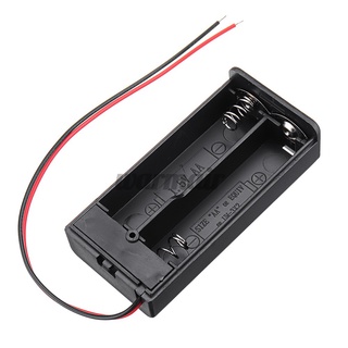 aa 2 ranuras caja de batería titular de la batería de la junta con interruptor para 2 x aa baterías diy kit caso venta caliente