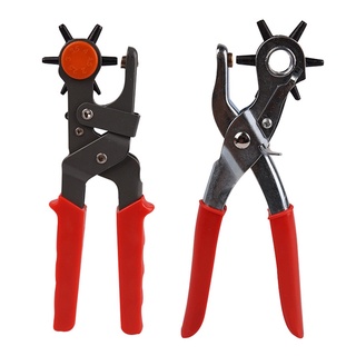 Ojales alicates alicates de acero al carbono 6 tamaños para cinturón de cuero herramientas generales