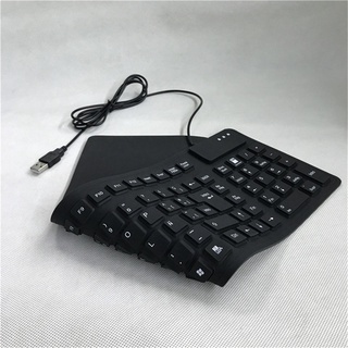 plegable 105 teclas con cable español teclado rollup para pc portátil portátil