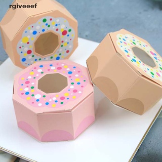 rgiveeef 10 piezas caja de caramelos hexagonales caja de regalo donut bolsa de chocolate dulce caja de embalaje co
