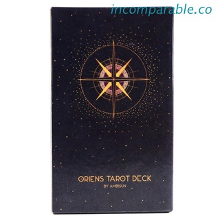 RABLE Oriens Tarots Deck Full English Board Game Cards Fate Divination Oracle Cards Fortune Telling Cards Deck