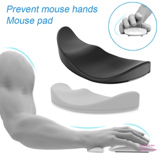 Mouse reposamuñecas de silicona cojín de mano suave almohadilla duradera de oficina palma/mano/soporte de muñeca se mueve con la muñeca (1)
