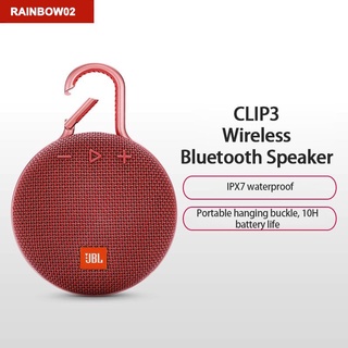 Caixa de som Mini Alto Falantes Jbl Clip 3 Bluetooth Portátil Ip67 À Prova D 'Água rainbow02_co