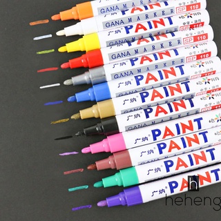 colorido marcador de pintura 12-pack a base de agua pluma de pintura suave punta pincel rotulador para escribir dibujo