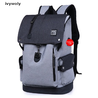 Ivywoly Male Backpack Bussiness Waterproof Nylon Laptop Backpack Boys Schoolbags CO (1)