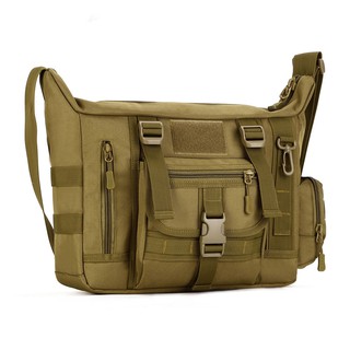 Tactical Sling bolso de hombro, impermeable militar Crossbody bolso, bolsa de mensajero de viaje al aire libre para hombres