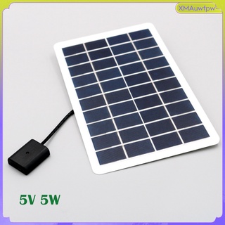 5v 5w panel solar cargador usb puerto portátil uso cámara teléfono celular cargador para