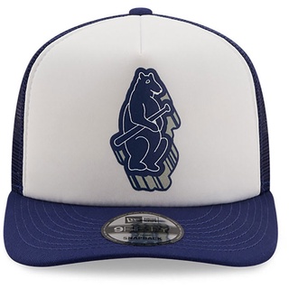 New Era Chicago Cubs blanco Foam Trucker Unisex Snapback sombrero