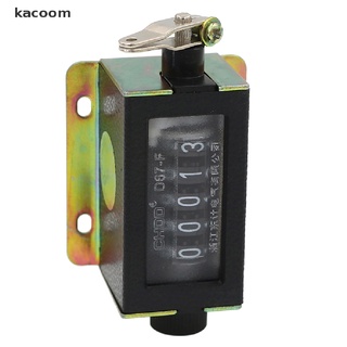 kacoom contador 0~99999 d67-f mecánico nuevo 5 dígitos tally manual click co