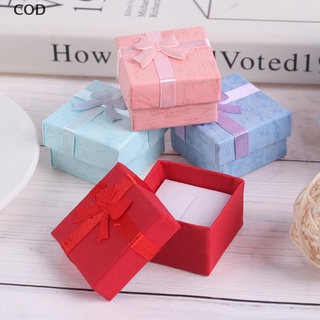 [cod] 10 unids/set organizador de joyas caja de regalo collar pendientes anillo papel caja de embalaje caliente